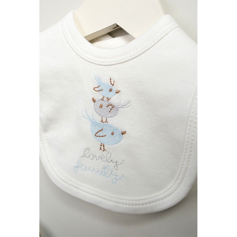 Kutup Ayısı ve Kuş Desenli Hastane Çıkışı 5'Li Mavi - 047.20217.01