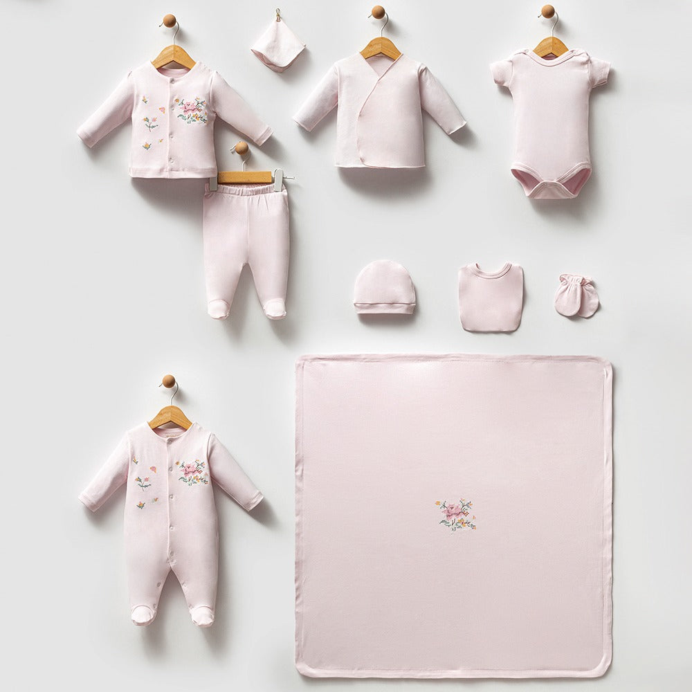 Çiçek Nakışlı Hastane Çıkışı 10'Lu -135.72601