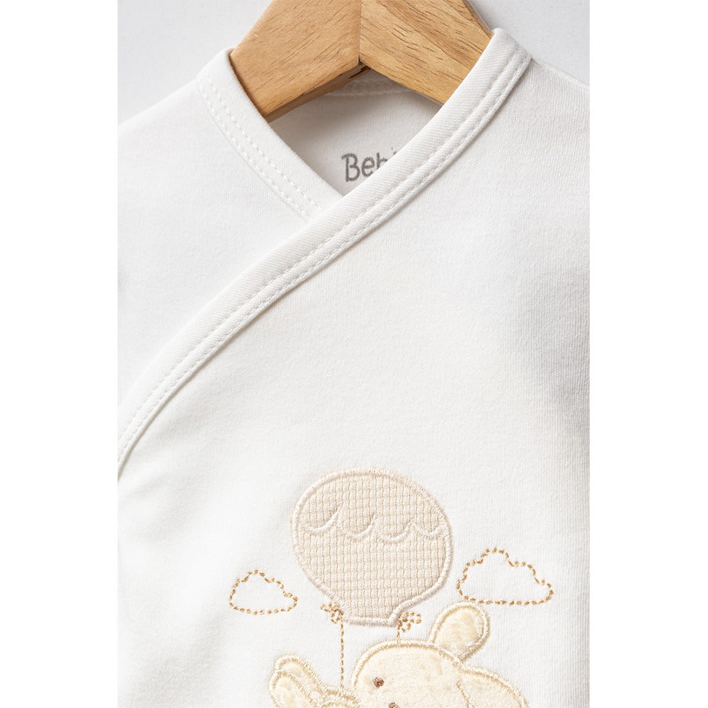 Hastane Çıkışı 10'Lu Balon ve Tavşan Desenli Krem - 047.10110.15