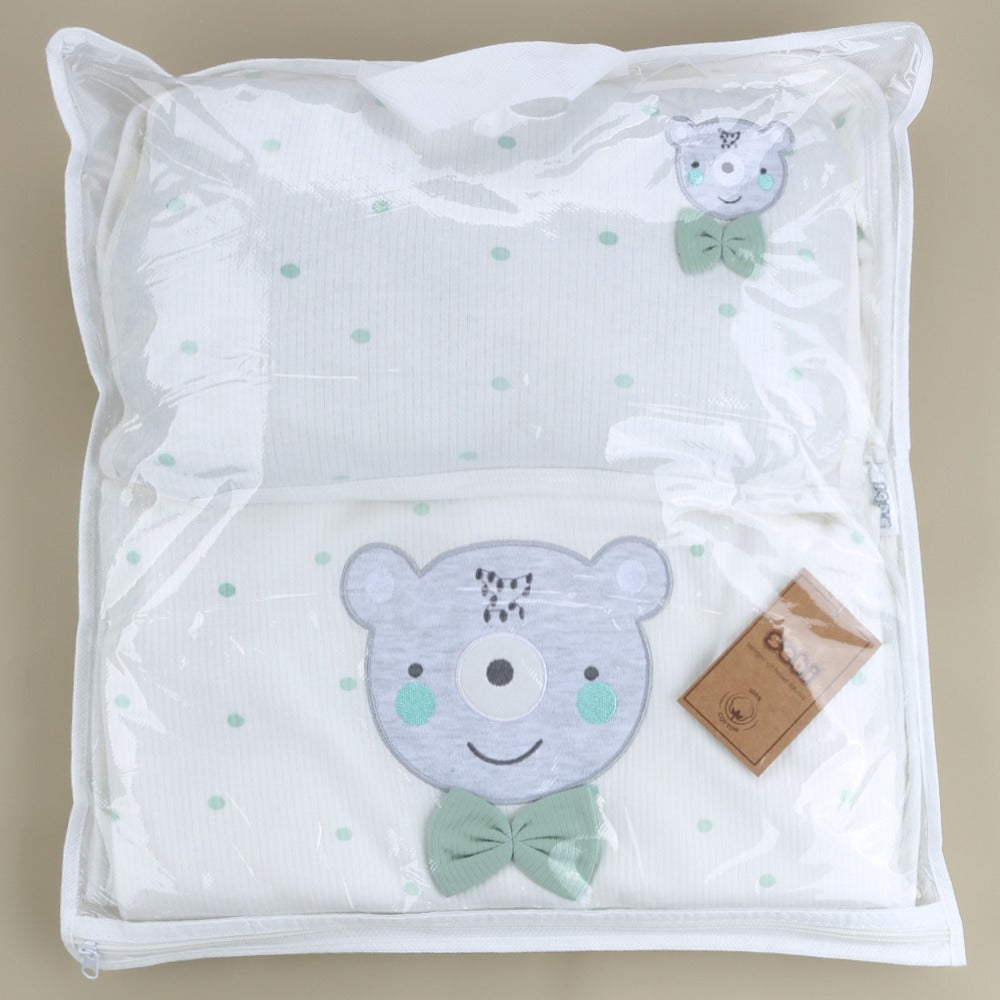 3'lü Puantiyeli Ayıcıklı Alt Açma Pembe - 001.8811.13