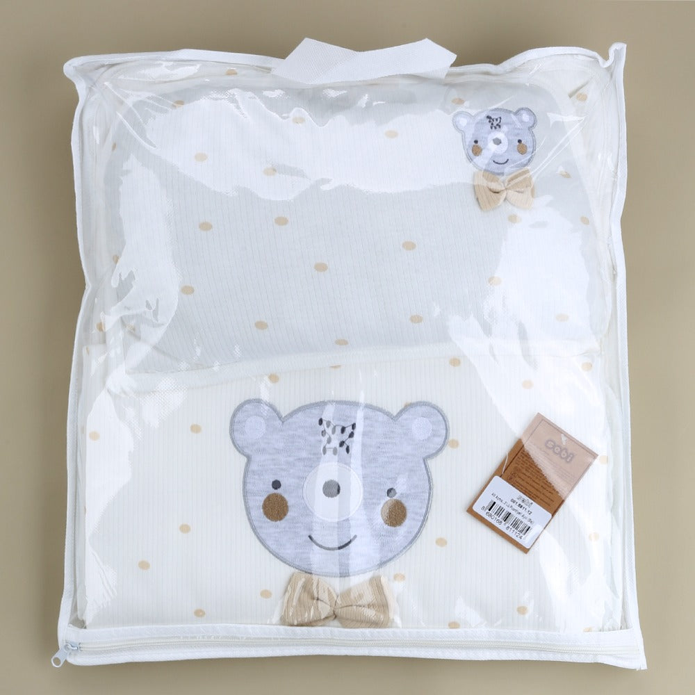 3'lü Puantiyeli Ayıcıklı Alt Açma Bej - 001.8811.12