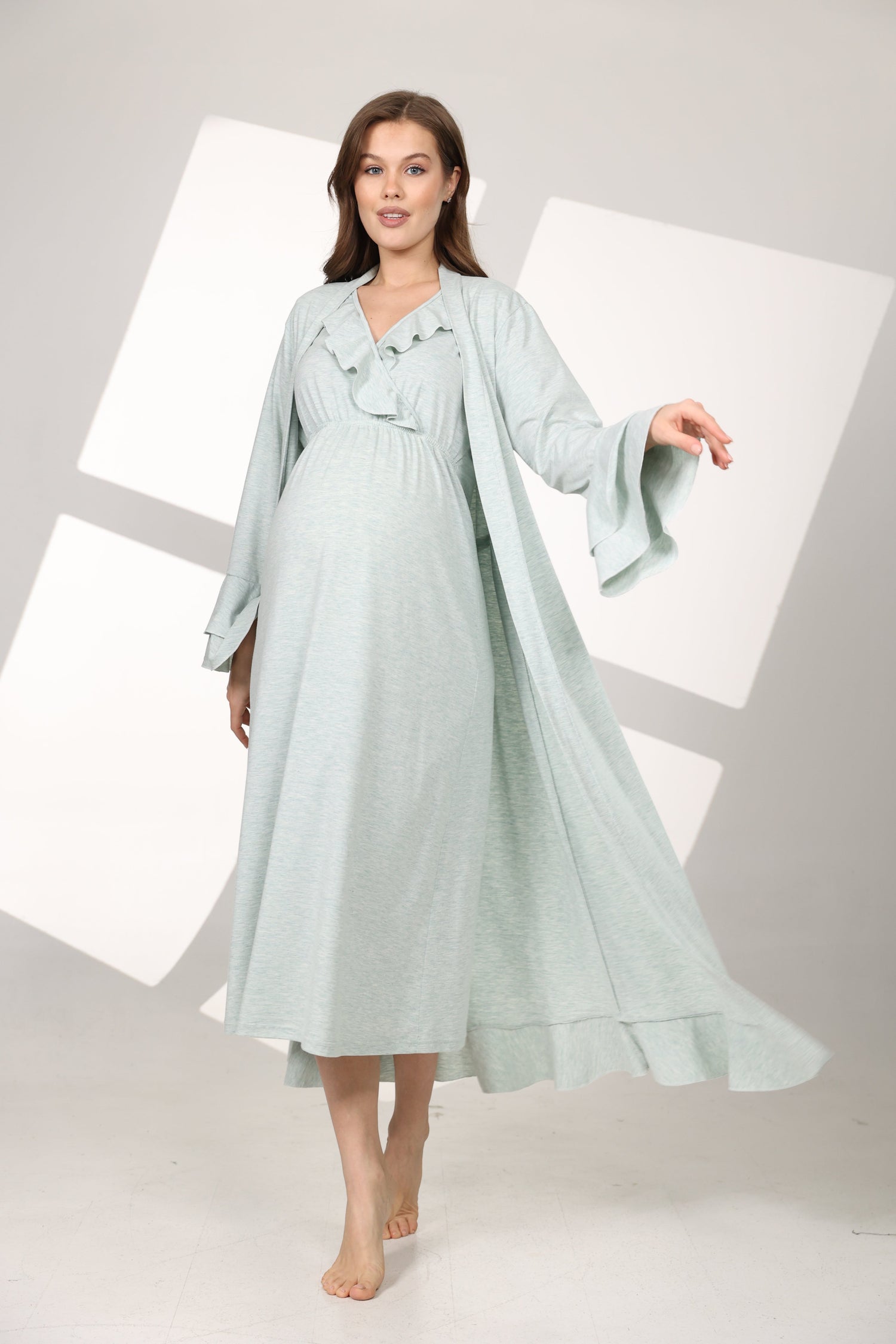 Sabahlıklı  Lohusa Gecelik Takımları