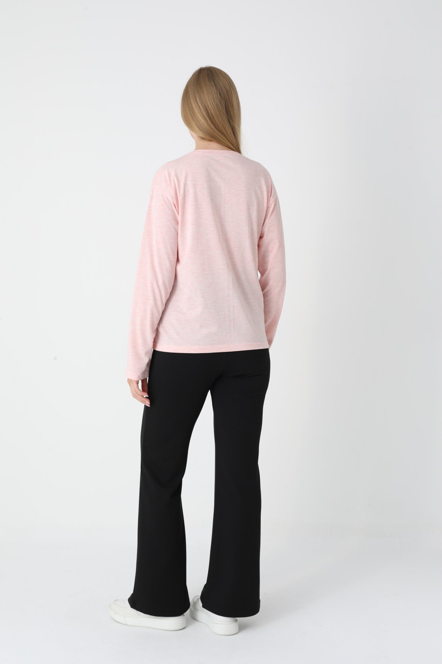 Uzun Kollu Üst İspanyol Paça Pantolon  Hamile Lohusa Takım - 1174