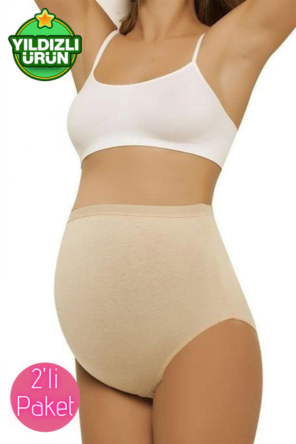 2'li Paket Toparlayıcı Hamile Slip Külot - 5210