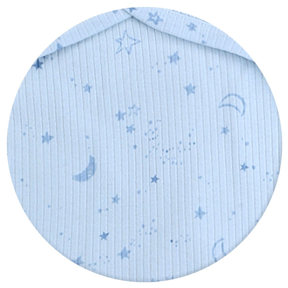 3'lü Wafıl Çiçekli Alt Açma Mavi- 001.72101.1