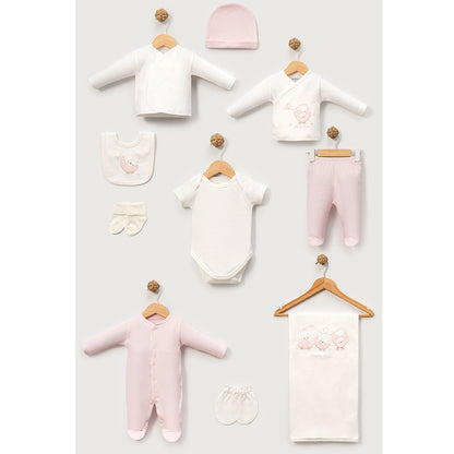 Hastane Çıkışı 10'Lu Ayıcık Desenli Pembe - 047.10125.02