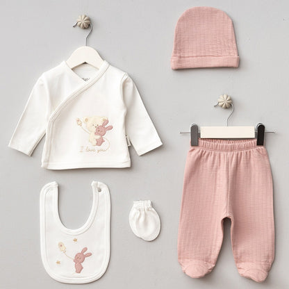 Sarılan Ayıcıklı Hastane Çıkışı 5'Li Somon - 047.20123.48