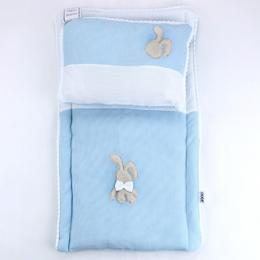 Tavşan Desenli Penye Alt Açma Mavi -001.72097.1