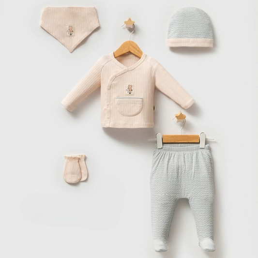 Ayıcık Baskılı  5'li Hastane Çıkışı Pudra - 132.5652.1