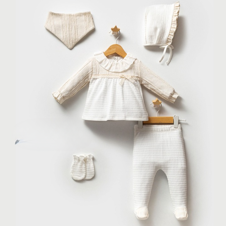 Zıbınlı 5 'Li Kız Takım Ekru - 132.5565