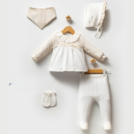 Zıbınlı 5 'Li Kız Takım Ekru - 132.5565