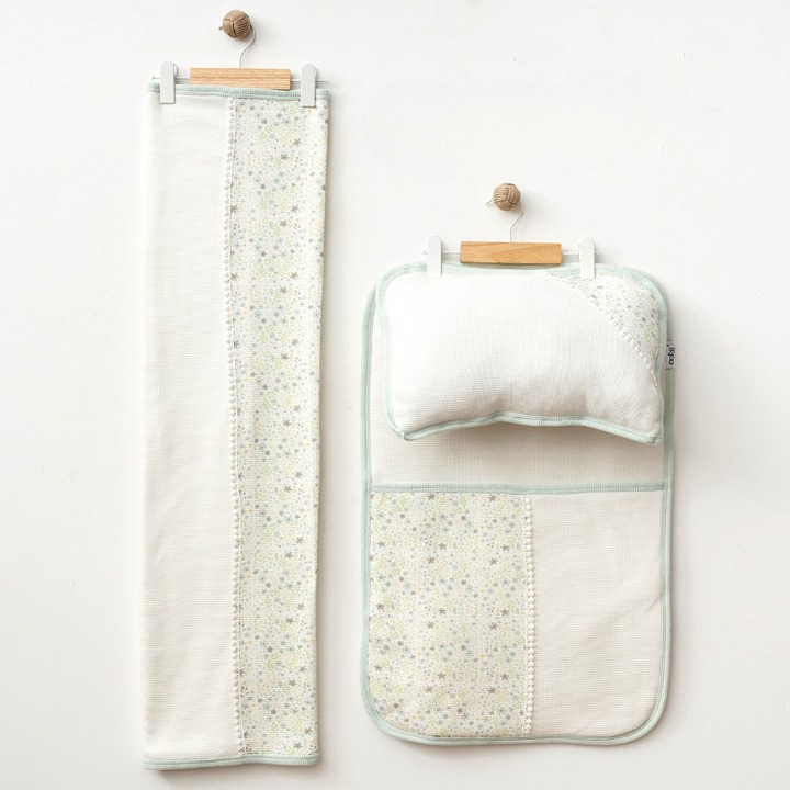 3'lü Wafıl Çiçekli Alt Açma Mint- 001.8810.11