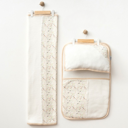 3'lü Wafıl Çiçekli Alt Açma Bej - 001.8810.12