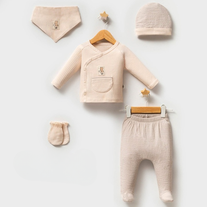 Ayıcık Baskılı  5'li Hastane Çıkışı Pudra - 132.5652.5