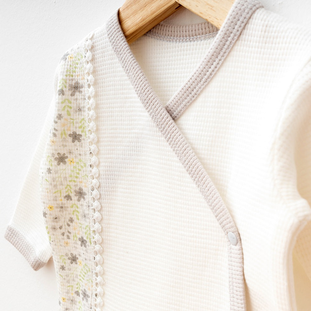 Çiçekli 10'lu Hastane Çıkışı Gri- 001.2106.5