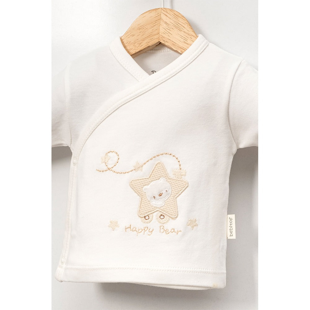 Hastane Çıkışı 10'Lu Ayıcık Desenli Krem - 047.10126.15