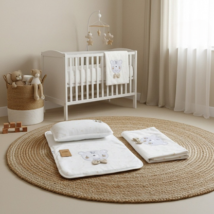 3'lü Puantiyeli Ayıcıklı Alt Açma Bej - 001.8811.12