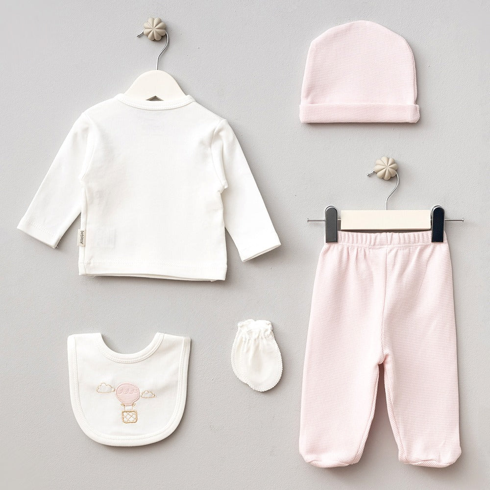 Balon Tutan Tavşan Desenli Hastane Çıkışı 5'Li Pudra - 047.20119.17