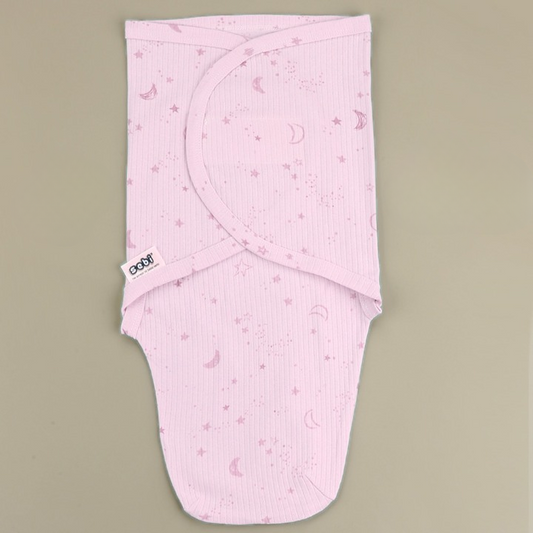 Ay Yıldız Desenli Kundak Pembe - 001.72101.2