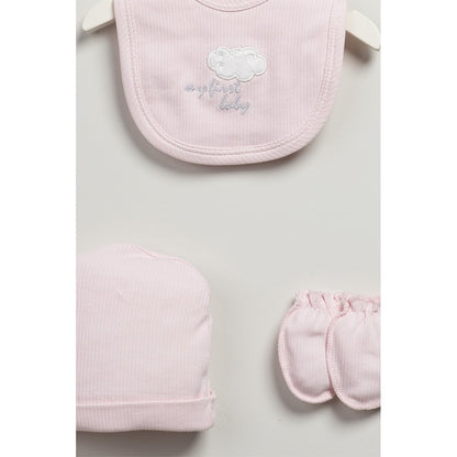 Taçlı Kedi Desenli Hastane Çıkışı 5'Li  Pudra  - 047.20215.02