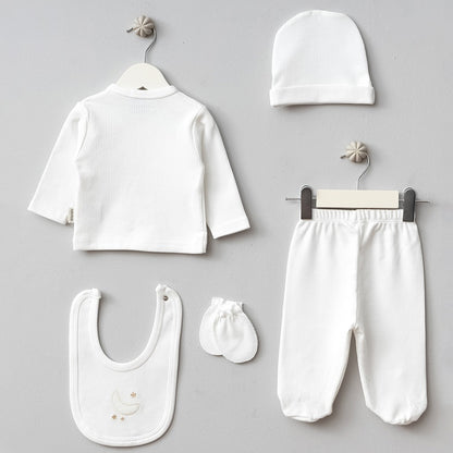 Hastane Çıkışı 5'Li Ay Ve Ayıcık Temalı  Ekru -  047.20118.03