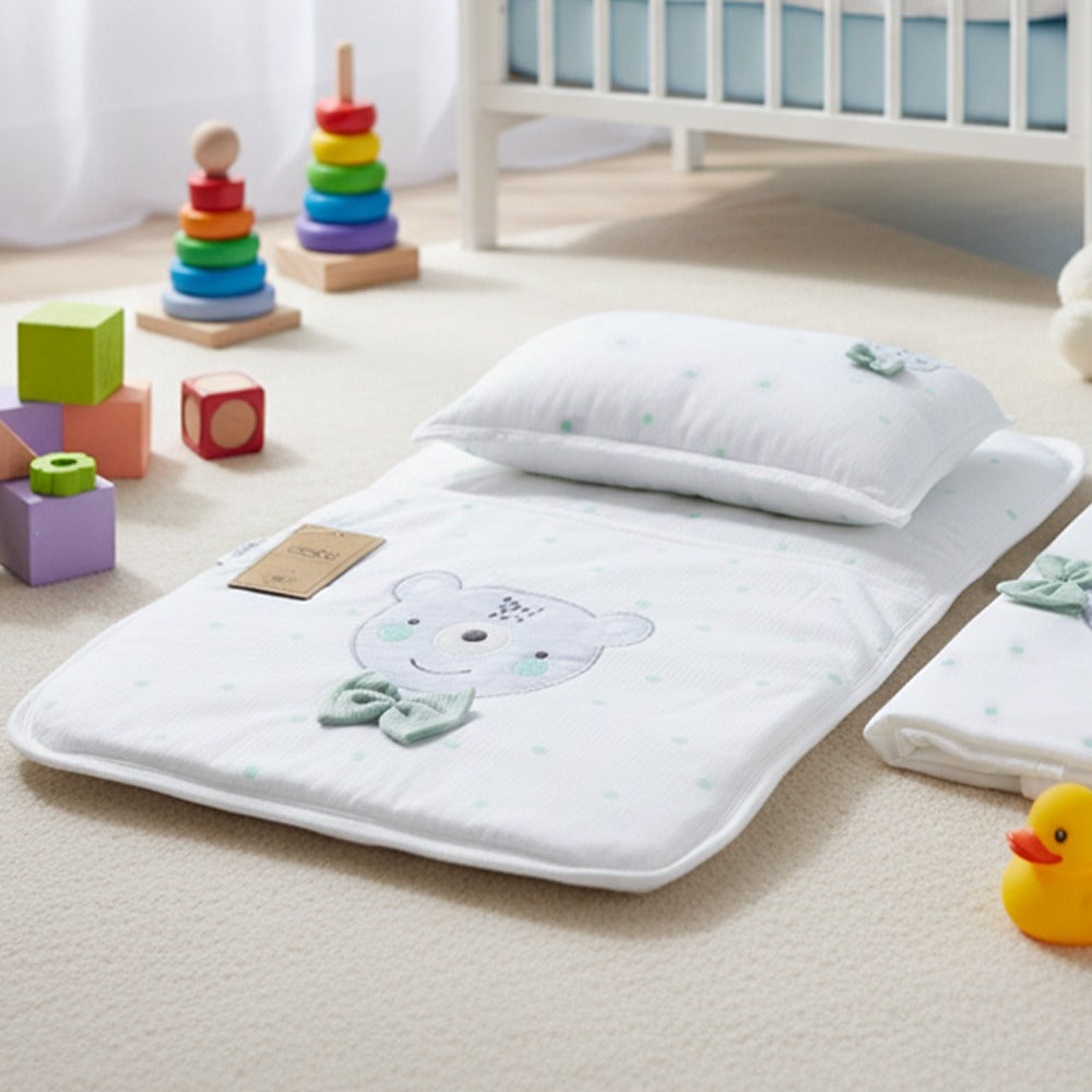 3'lü Puantiyeli Ayıcıklı Alt Açma  Pembe - 001.8811.13