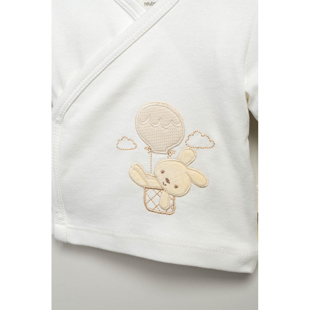 Balon Tutan Tavşan Desenli Hastane Çıkışı 5'Li Krem - 047.20119.15