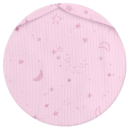 Ay Yıldız Desenli Kundak Pembe - 001.72101.2